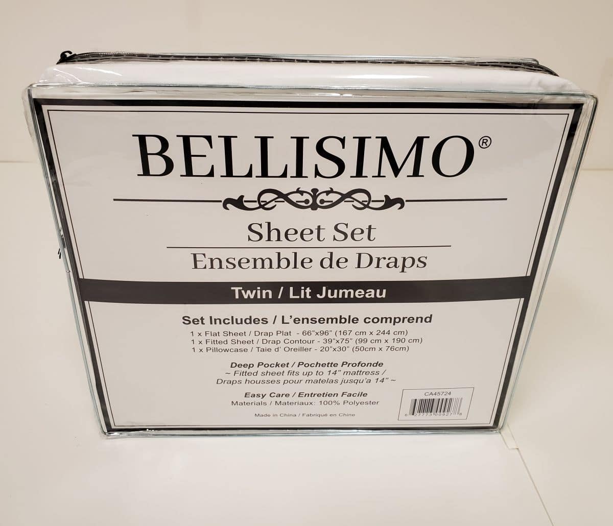 Bellisimo 4PC Sheet Set (Embroidered Pillowcases D#1) - Assorted Colors (Twin) - Image 5