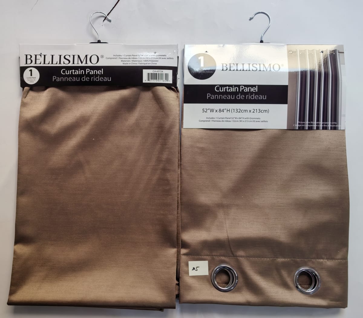 Satin Drapes 52"x84" (Design#5)