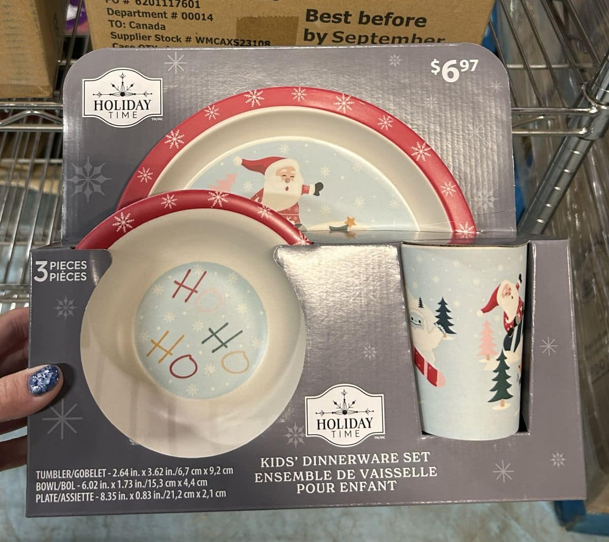 Kid's Dinnerware 3PC Set (pp. $6.97)