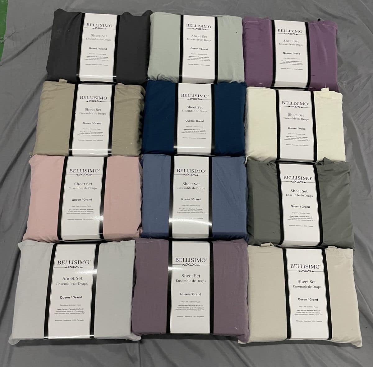Bellisimo - 4PC Sheet Set (for 14" mattresses) - Solid (King) - Image 2