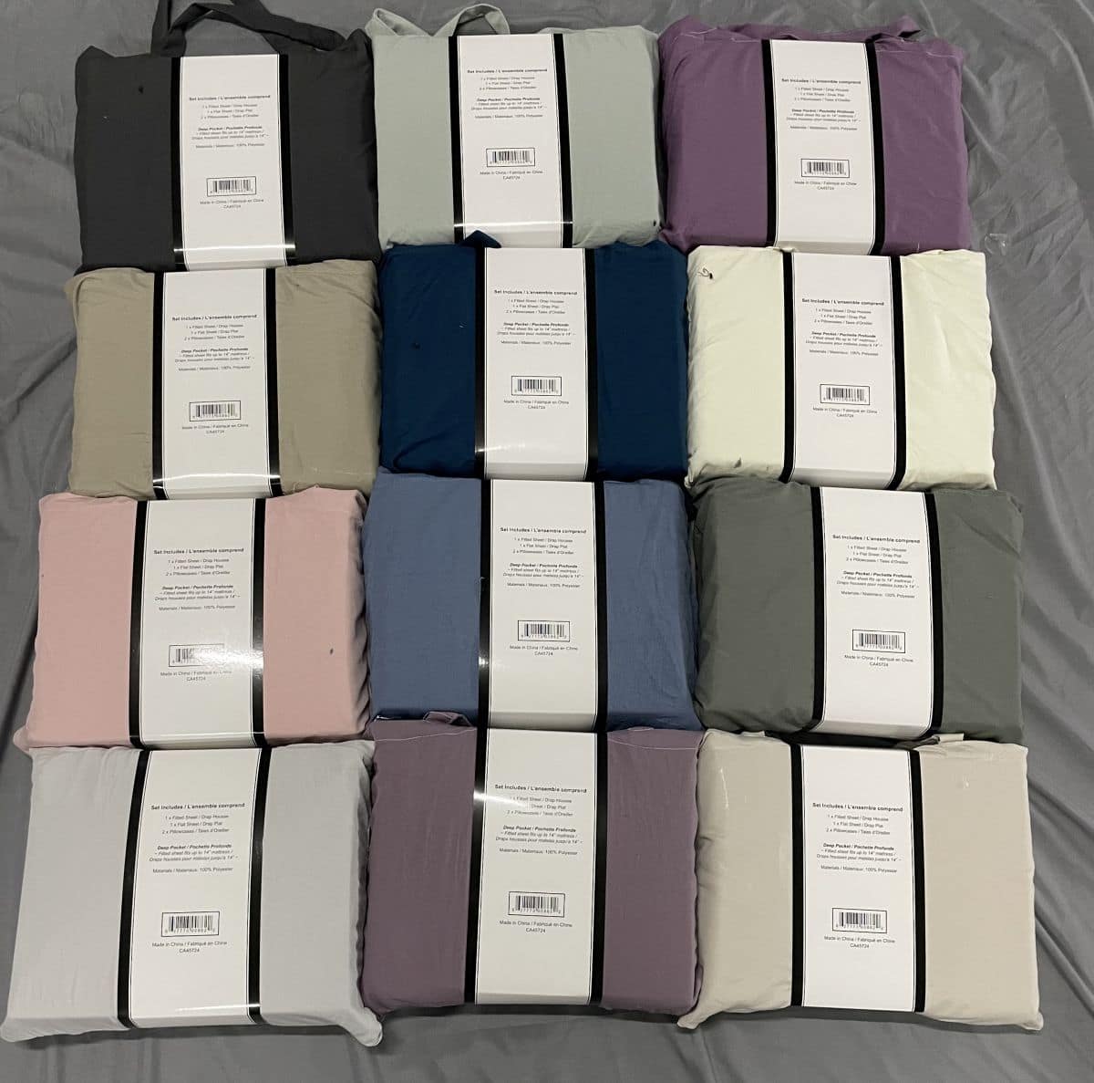 Bellisimo - 4PC Sheet Set (for 14" mattresses) - Solid (King) - Image 4