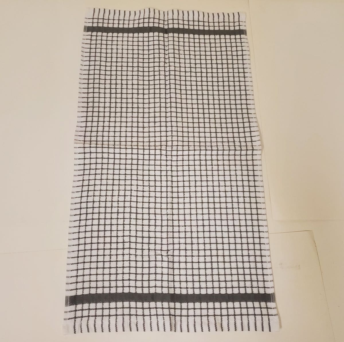 Terry Kitchen Towel 100% Cotton 16"x28" – (Beige, Navy, Grey) ($1.10 x piece) - Image 2