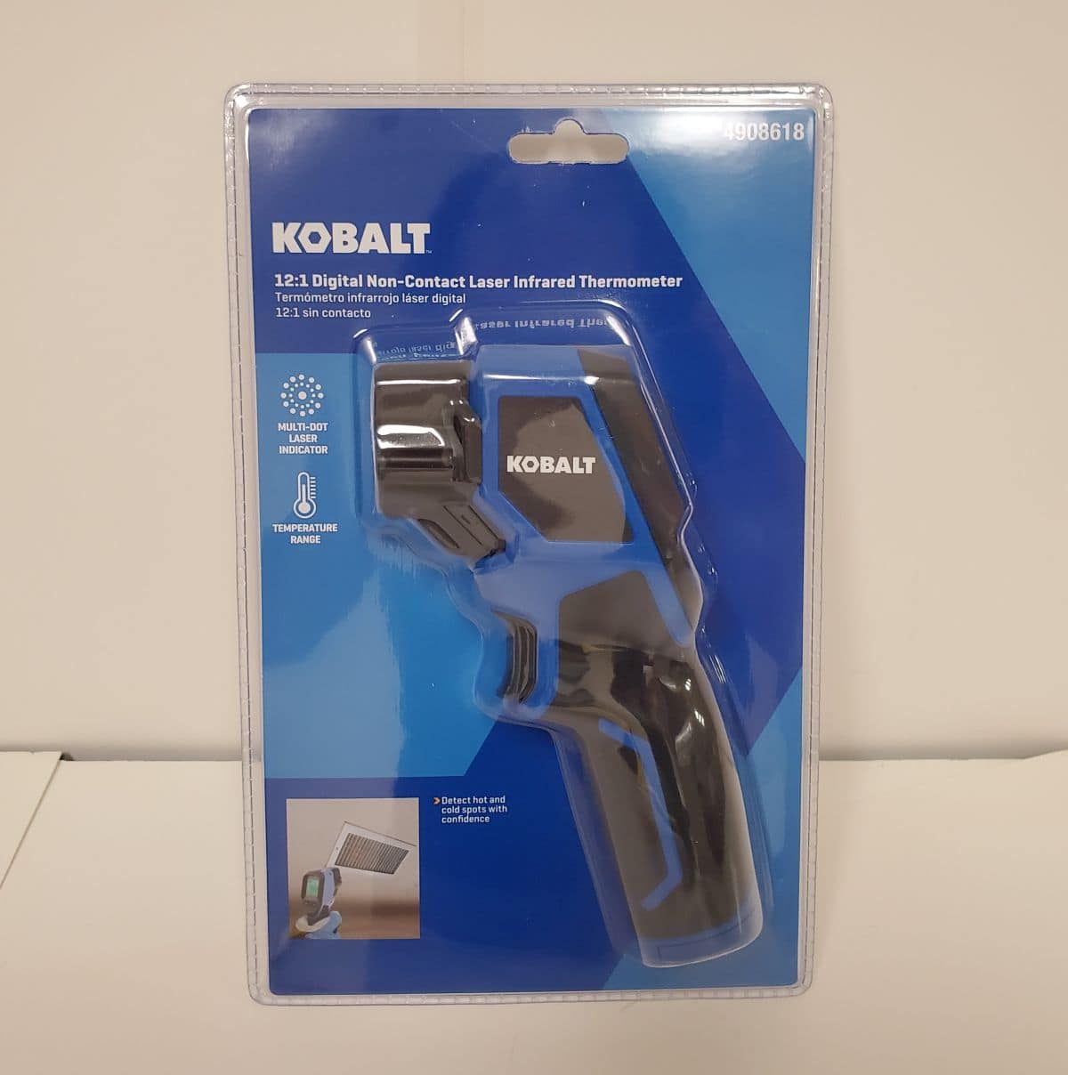 Kobalt 12:1 Digital Non-Contact Laser Infrared Thermometer