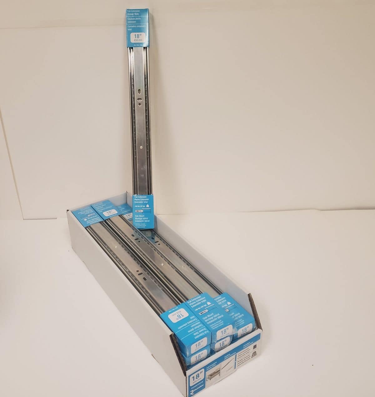 Richelieu Full Extension Slides 18" / 100lbs (Pair)