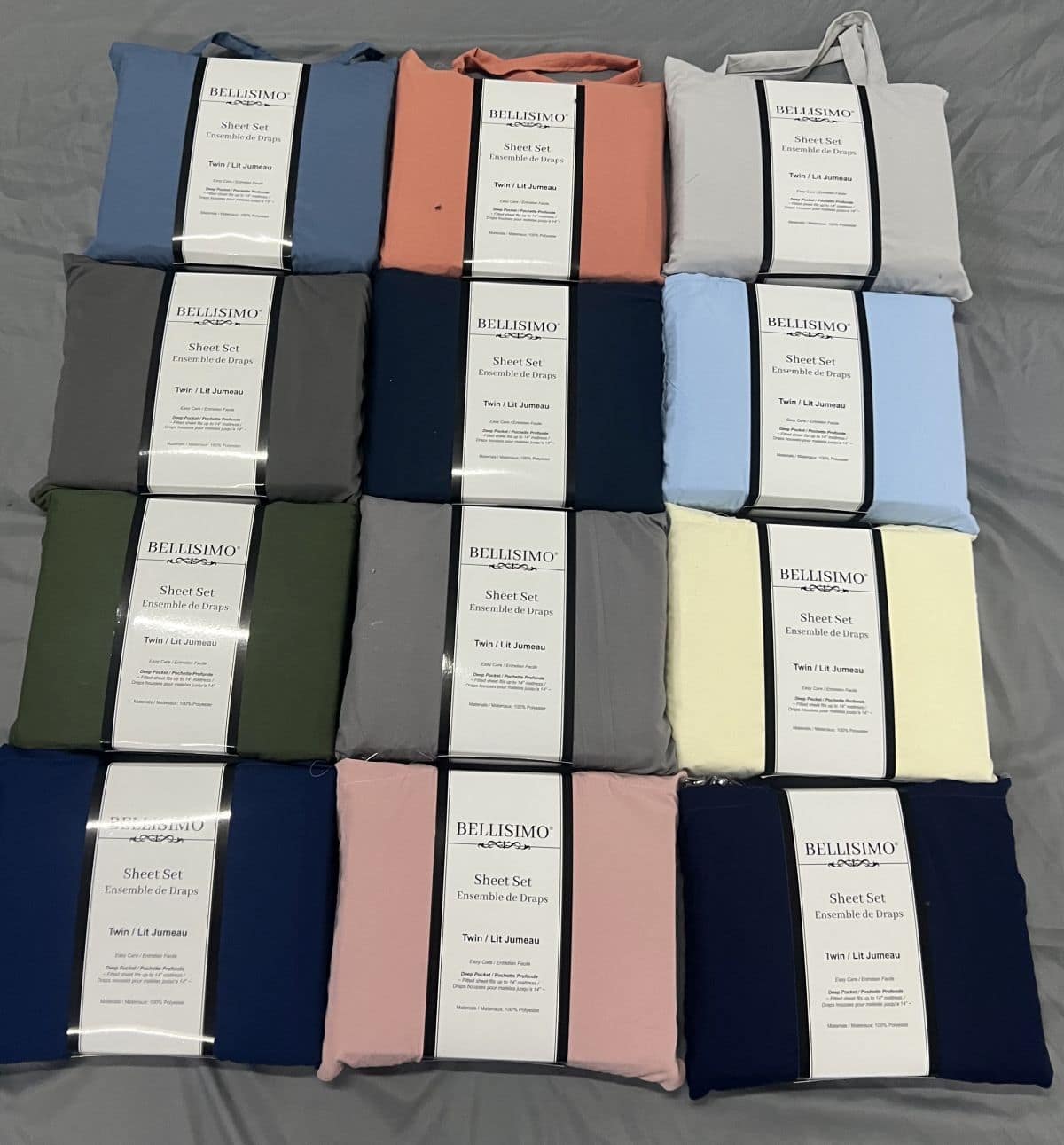 Bellisimo - 4PC Sheet Set (for 14" mattresses) - Solid (King)
