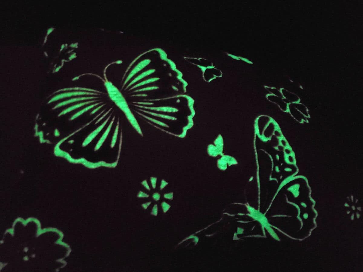 Glow in the Dark Pillow (S/J) - Butterflies - Image 2