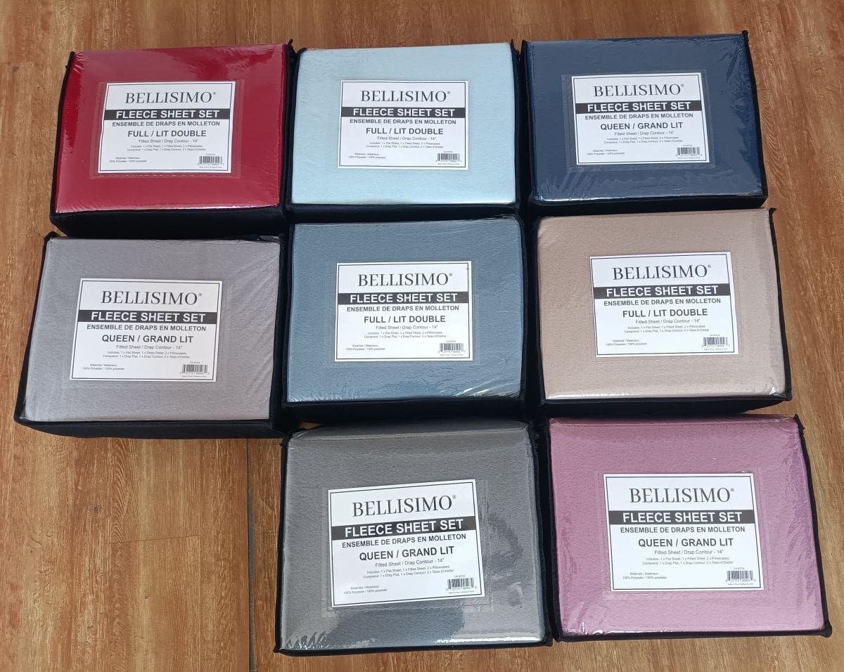 Bellisimo 4PC Sheet Set Fleece - Solid (King)