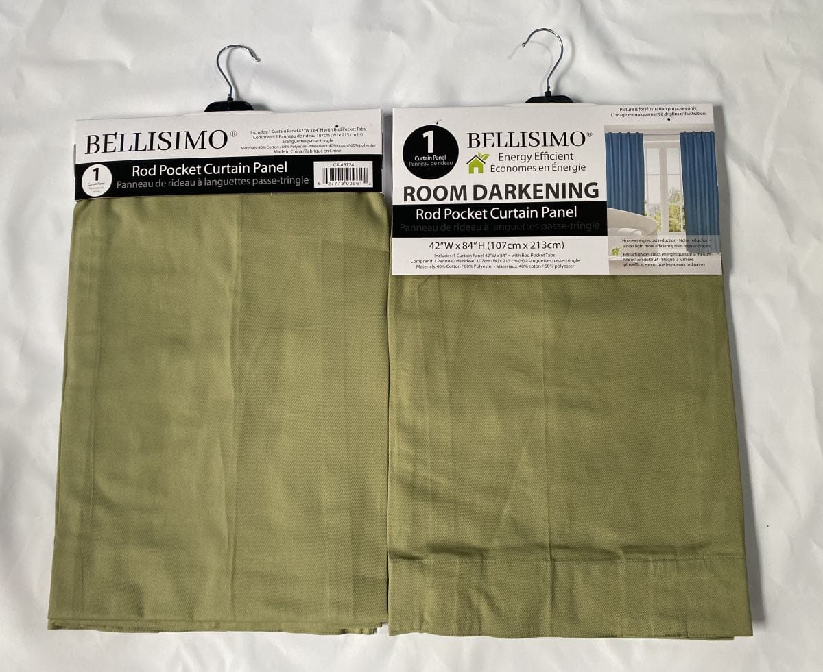Room Darkening Drapes 42"x84" (1pk) - Poly/Cotton (Rod Pocket Tabs)