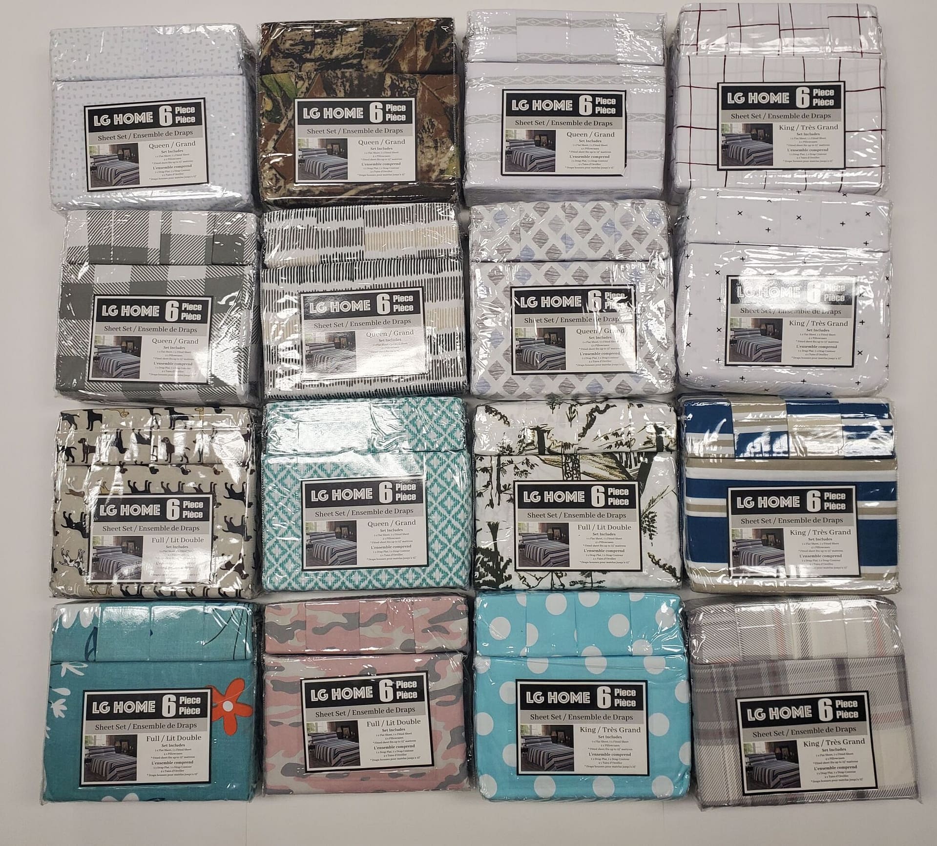 LGHOME - 6PC Sheet Set / Printed (Full) - Image 2