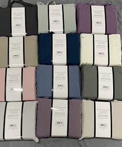 Bellisimo - 4PC Sheet Set (for 14" mattresses) - Solid (King) - Image 4