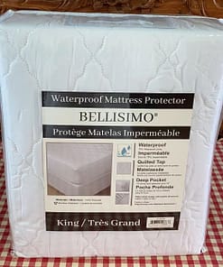 BELLISIMO Waterproof Mattress Pad / Protector with Jersey Sides (King)