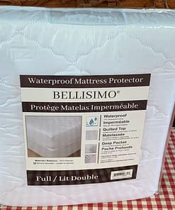 BELLISIMO Waterproof Mattress Pad / Protector with Jersey Sides (Full/Double)
