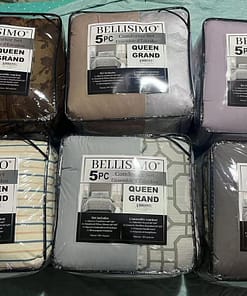 5PC Jacquard Comforter Sets - Assorted Prints (Queen) - Image 3