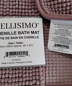 Chenille Bath Mat with SEBS Backing (16"x24") - Image 3