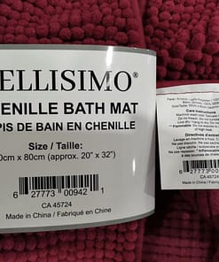 Chenille Bath Mat with SEBS Backing (16"x24") - Image 4
