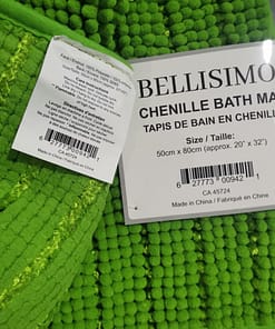 Chenille Bath Mat with SEBS Backing (16"x24") - Image 5