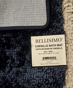 Chenille Bath Mat with TPR Backing (16"x24") * Heavy - Image 3