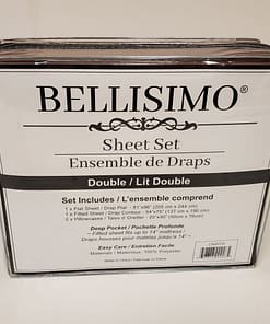 Bellisimo 4PC Sheet Set (Embroidered Pillowcases D#1) - Assorted Colors (Full/Double) - Image 5