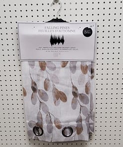 Leaf - Printed Faux Linen Sheer Drapes (2 Patterns) - 38"x84" pp. $10 - Image 3