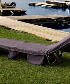 Chair Beach Towel with Pockets (100% Cotton) / Deep Grey