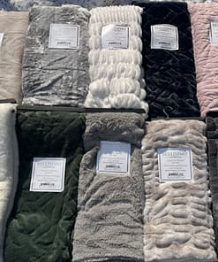 Faux Fur (Imitation of Rabbit Hair) Throws 50"x60" (**Hanger)