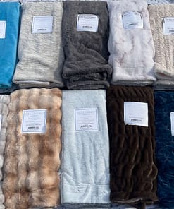 Faux Fur (Imitation of Rabbit Hair) Throws 50"x60" (**Hanger) - Image 3