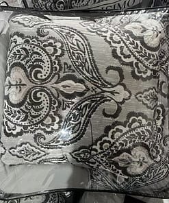 4PC Comforter Set - Jacquard / Grey (King) - Image 3