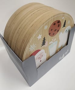 Santa Wodden Treat Tray 12" - pp $4.97