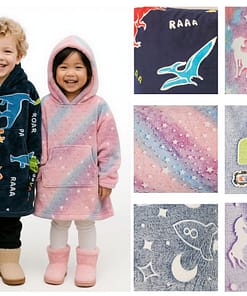 Small Kids Glow in the Dark Hoodie Sweaters (6 Patterns)