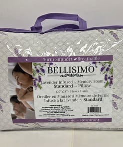 Bellisimo Lavender Memory Foam Pillow - Standard