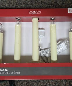 5 Light Candelabra / Clear (pp $16.98)