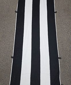 Tie and Dry - Cabana Cotton Towel (30"x70") - Black
