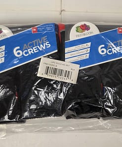 Fruit of the Loom Boy's Active Crew Socks 6PK (3-9) (*Bundle, 2 x 6PK)-- $3.00 ea