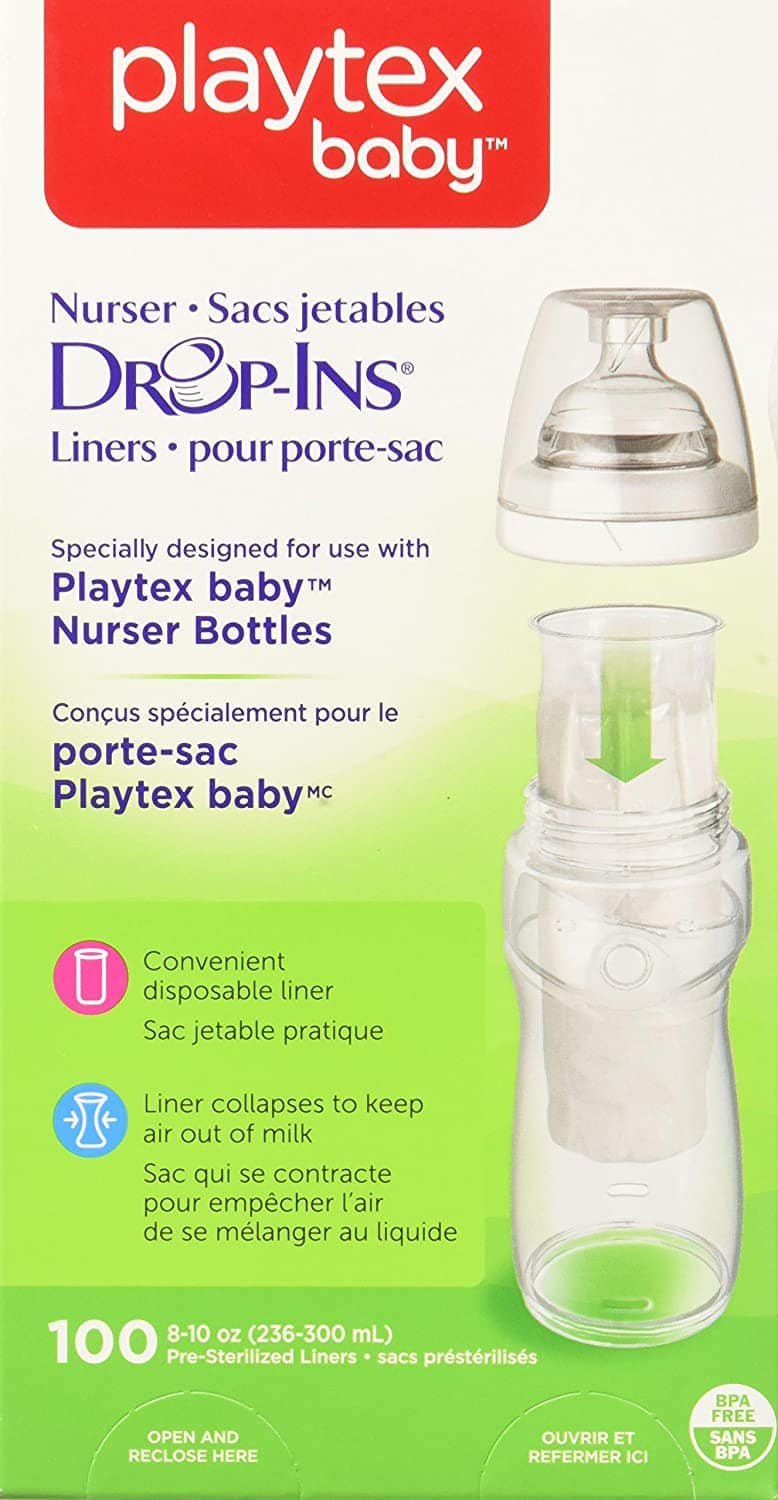 Playtex Baby Nurser Baby Bottles Drop-Ins Disposab ...